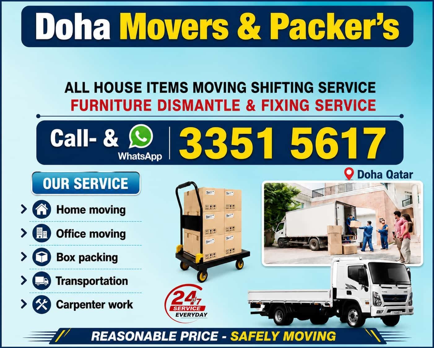 Doha Movers & Maintenance Service 24/7 - Portfolio 40