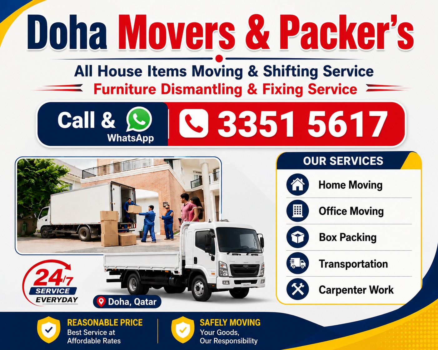 Doha Movers & Maintenance Service 24/7 - Portfolio 39