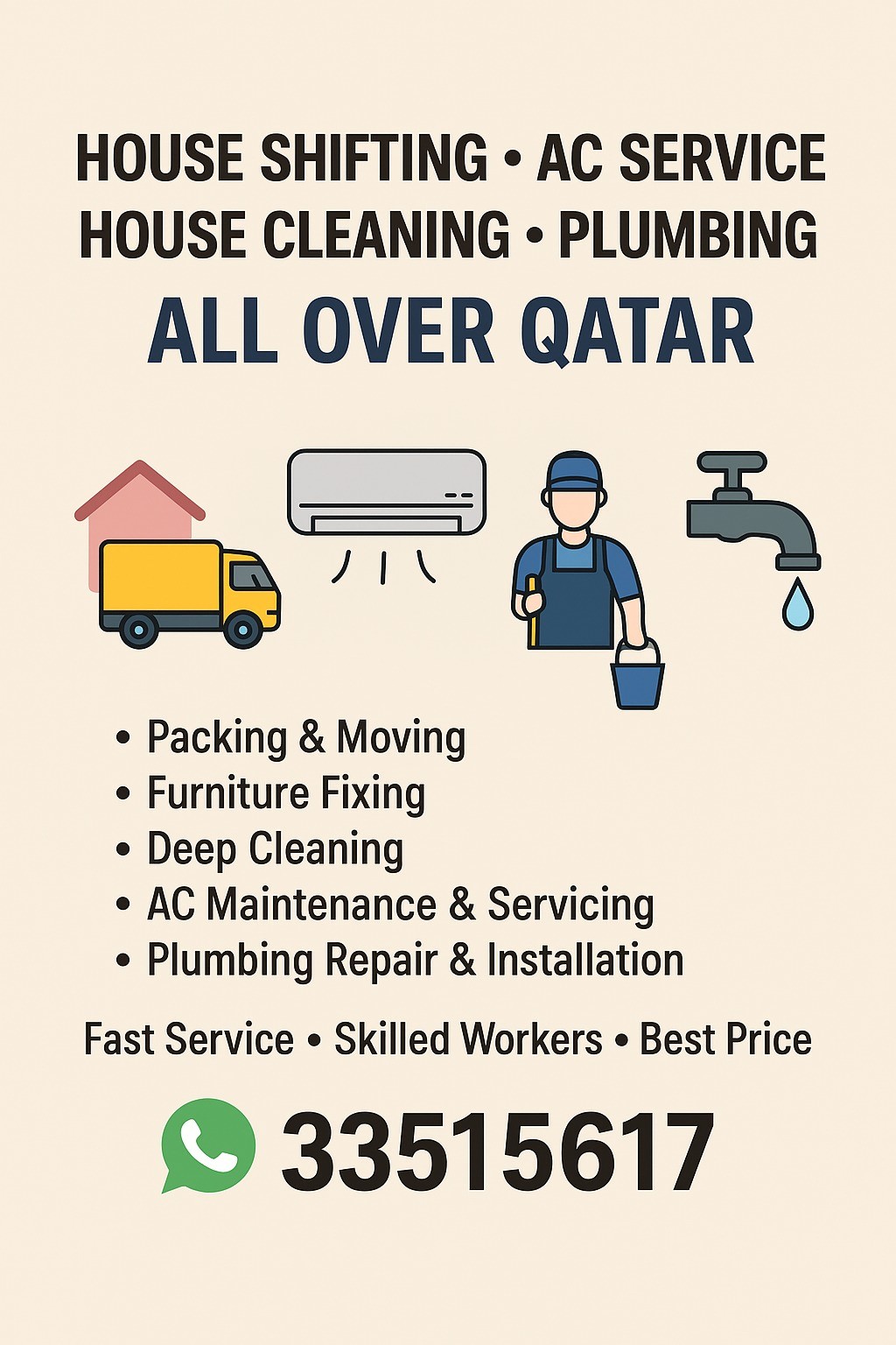 Doha Mover's & Maintenance Service's 24/7 - الأعمال السابقة 10