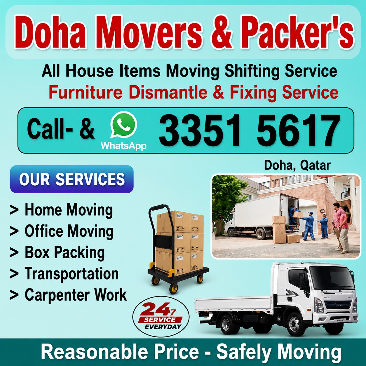 Doha Movers & Maintenance Service 24/7 - Portfolio 37