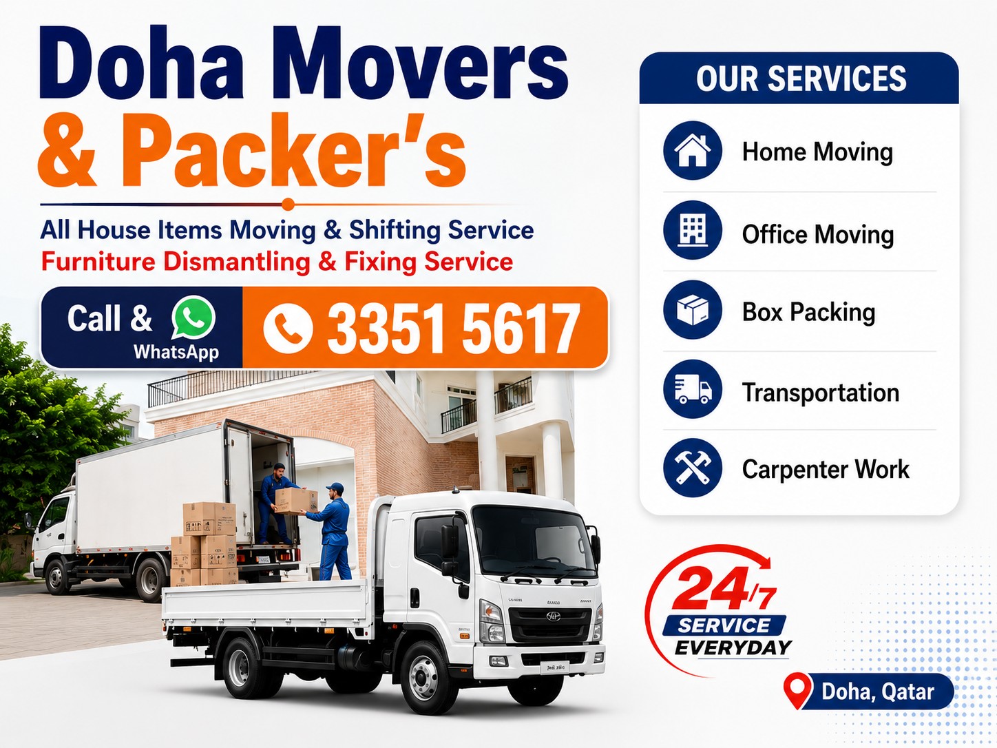 Doha Movers & Maintenance Service 24/7 - Portfolio 38
