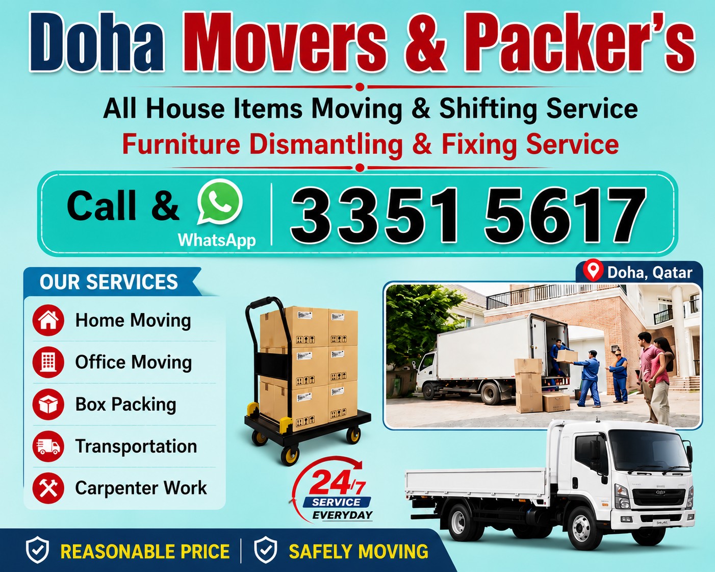 Doha Movers & Maintenance Service 24/7 - Portfolio 42