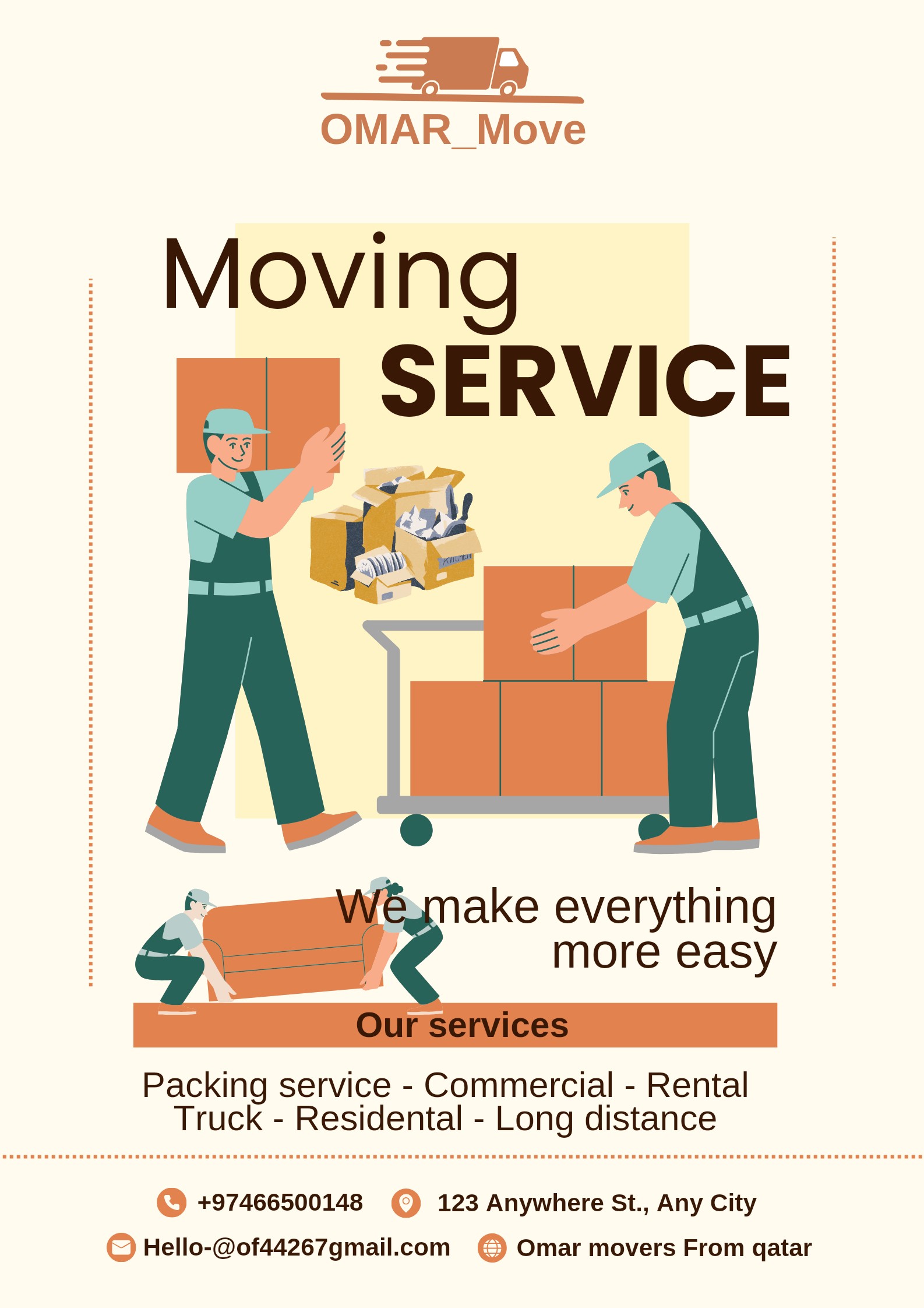 Omar Movers - الأعمال السابقة 1