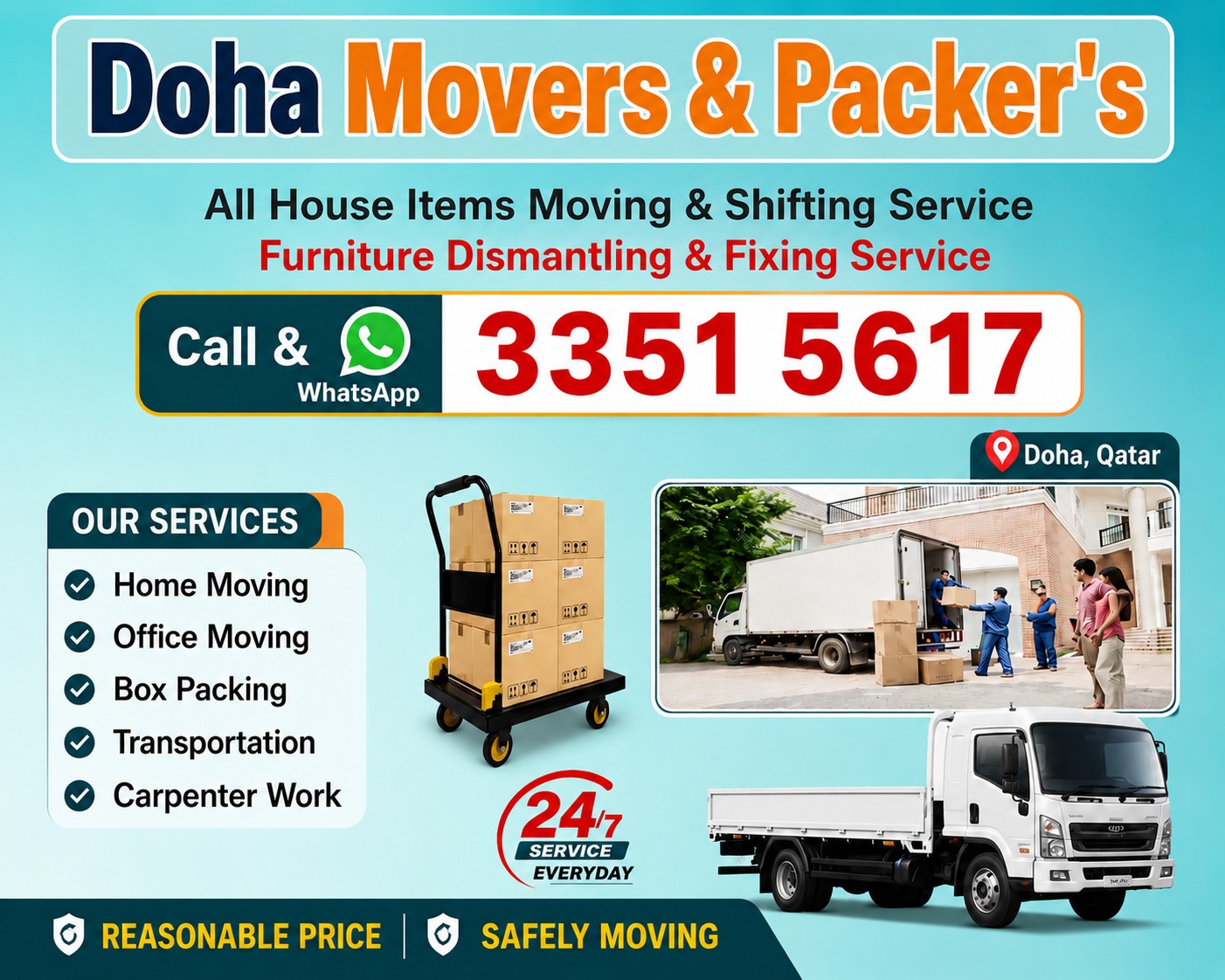 Doha Movers & Maintenance Service 24/7 - Portfolio 41