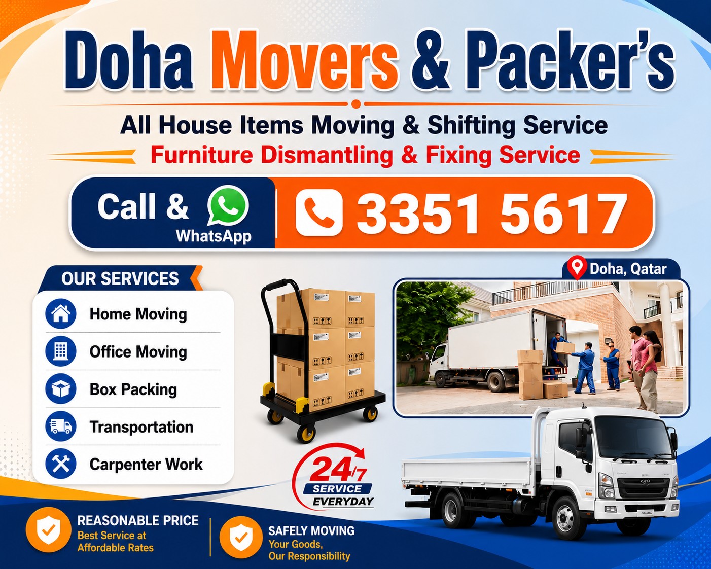Doha Movers & Maintenance Service 24/7 - Portfolio 43